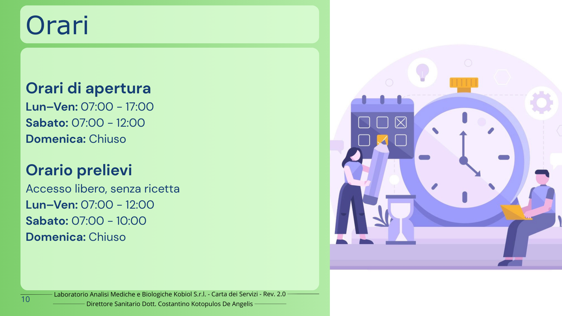 Ingresso del Laboratorio Kobiol