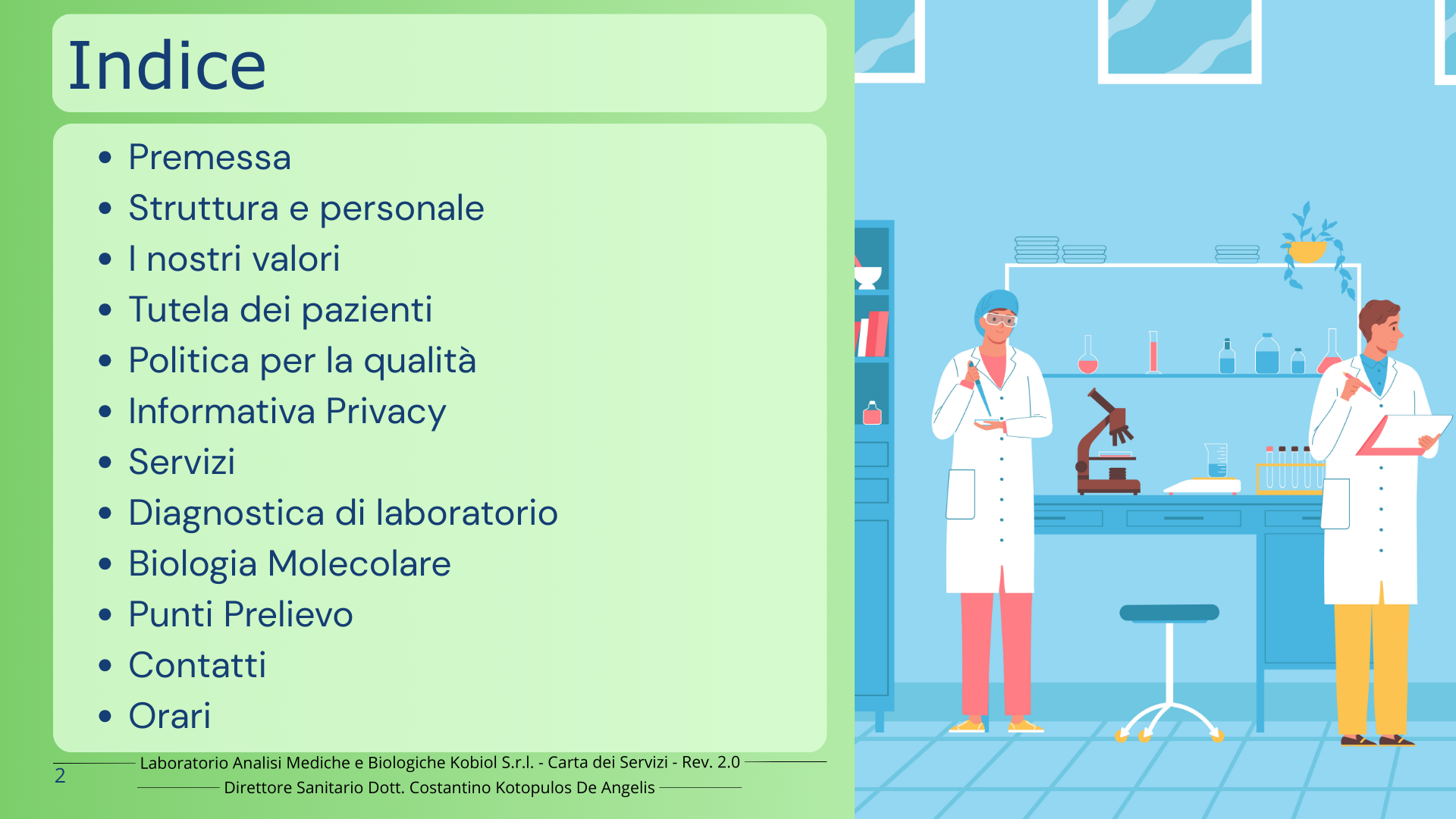 Ingresso del Laboratorio Kobiol
