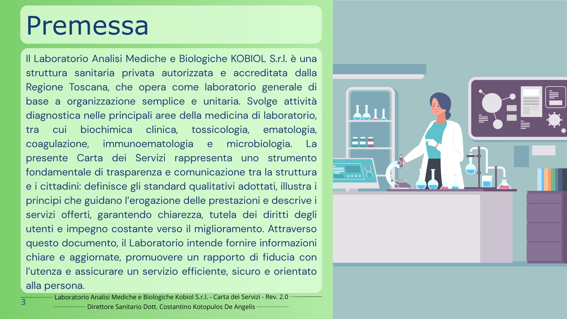 Ingresso del Laboratorio Kobiol