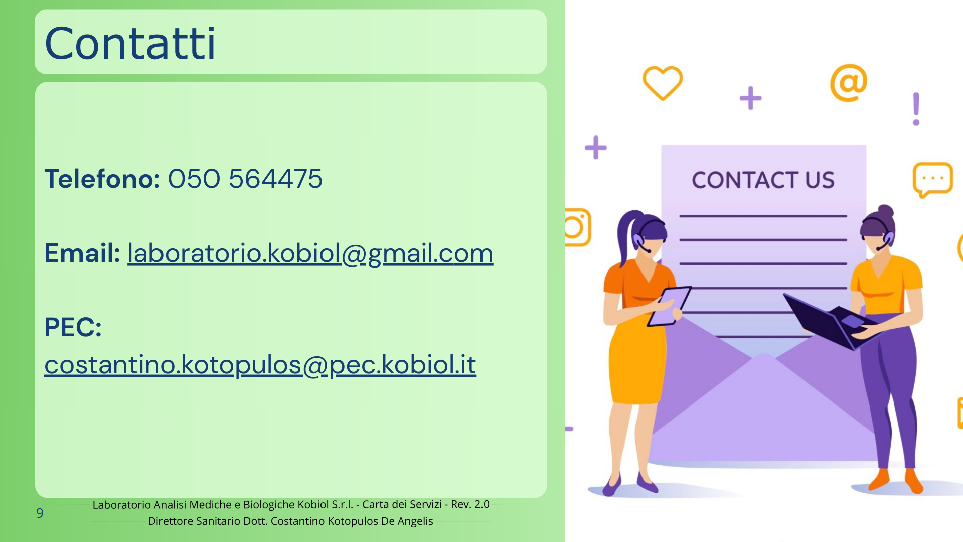 Ingresso del Laboratorio Kobiol